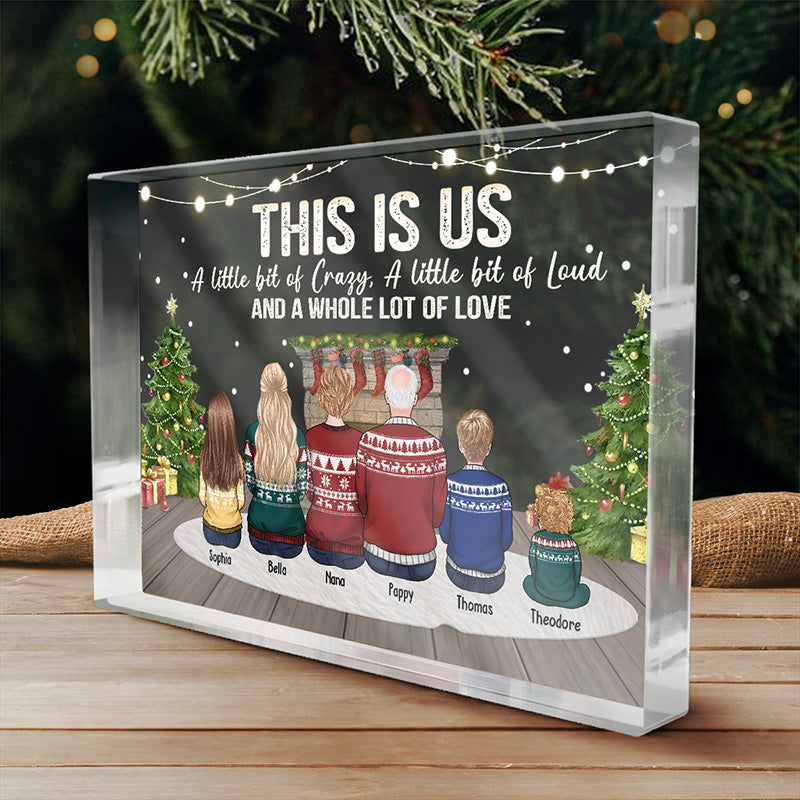 The Greatest Gift Our Parents Gave Us - Family Personalized Custom Rectangle Shaped Acrylic Plaque - Christmas Gift For Family Members