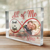 Custom Photo All Of Me Loves All Of You - Couple Personalized Custom Rectangle Shaped Acrylic Plaque - Gift For Husband Wife, Anniversary