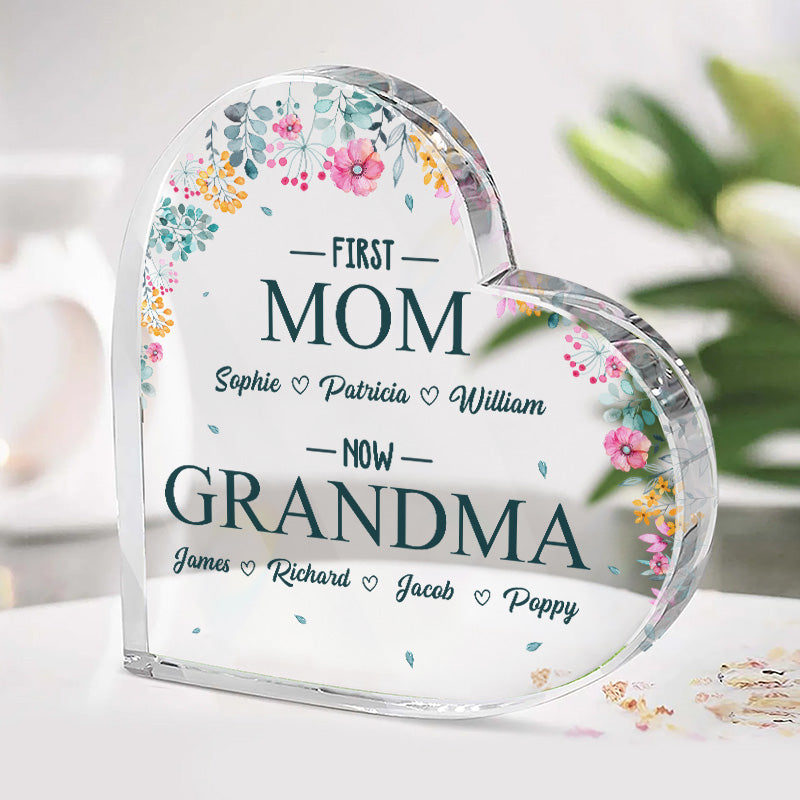 Personalized Acrylic Plaque, Mothers Day Gifts for Grandma