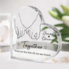 I Loved You Then I Love You Still - Couple Personalized Custom Heart Shaped Acrylic Plaque - Gift For Husband Wife, Anniversary