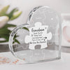 Grandma, We Love You To Pieces - Family Personalized Custom Heart Shaped Acrylic Plaque - Birthday Gift For Grandma