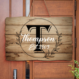 The Sweet Symphony Of Comfort - Family Personalized Custom Rectangle Shaped Home Decor Wood Sign - House Warming Gift For Family Members