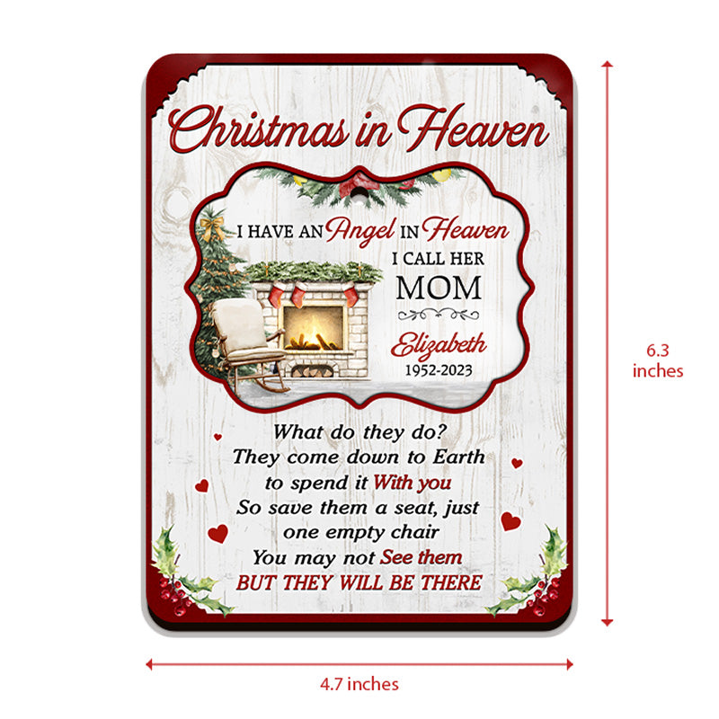 I Have An Angel In Heaven - Memorial Personalized Custom Wooden Card W -  Pawfect House ™