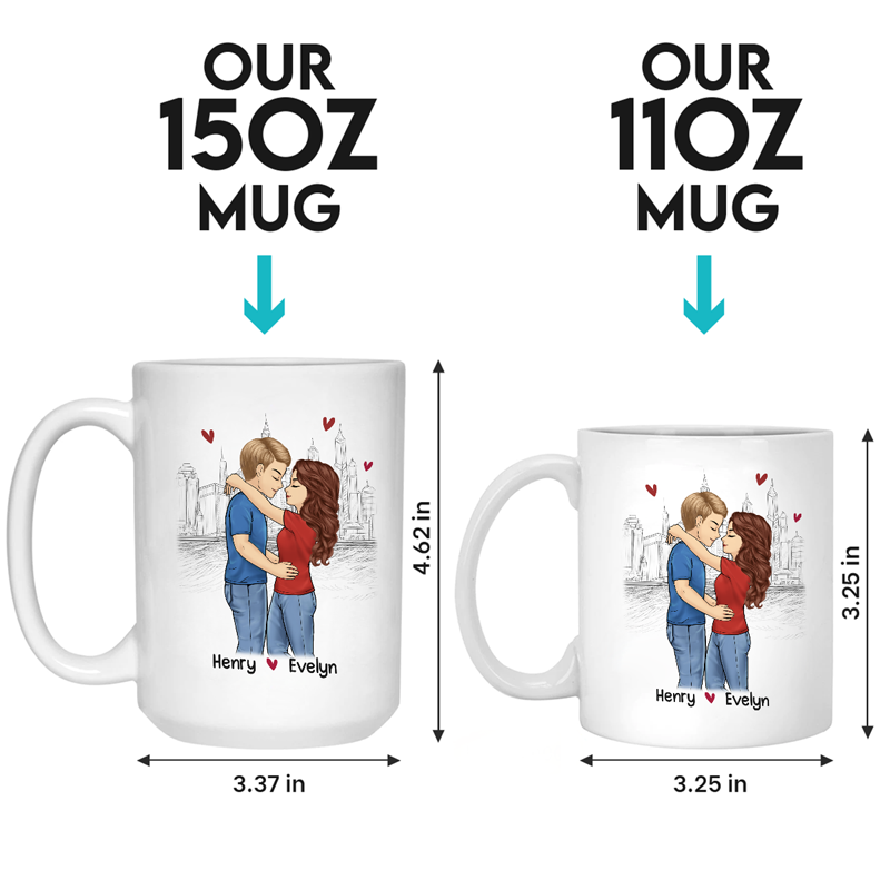 Congrats On Being My Bestfriend - Couple Personalized Custom Mug - Gift For Husband Wife, Anniversary