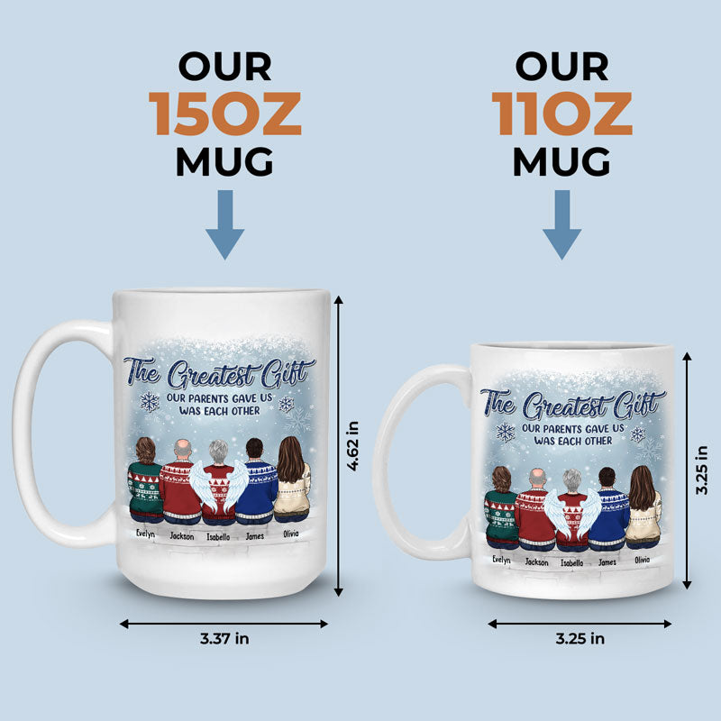 The Love Between Brothers And Sisters - Family Personalized Custom Mug - Christmas Gift, Gift For Siblings, Brothers, Sisters