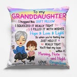 I Filled It With Wishes - Family Personalized Custom Pillow - Birthday Gift From Grandma