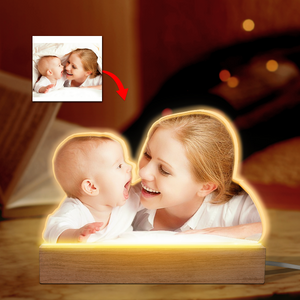 Custom Photo You're Growing Up So Fast - Family Personalized Custom Shaped 3D LED Light - Upload Photo Gift For Kids