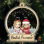 Custom Name Best Friend Christmas Gifts - Personalized Ornament