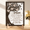We Need To Say We Love You - Family Personalized Custom 2-Layered Wooden Plaque With Stand - House Warming Gift For Mom, Grandma