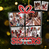 Custom Photo Besties Till The End - Bestie Personalized Custom Ornament - Acrylic Custom Shaped - Christmas Gift For Best Friends, BFF, Sisters