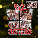 Custom Photo Besties Till The End - Bestie Personalized Custom Ornament - Acrylic Custom Shaped - Christmas Gift For Best Friends, BFF, Sisters