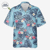 Custom Photo Tropical Leaves Summer Vibe - Company Logo Personalized Custom Unisex Tropical Hawaiian Aloha Shirt - Summer Vacation Gift, Gift For Coworker, Team Members