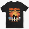 Grandma Of Little Monsters - Family Personalized Custom Unisex T-shirt, Hoodie, Sweatshirt - Halloween Gift, Gift For Grandma, Grandpa