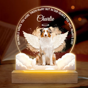 Custom Photo Forever In My Heart - Memorial Personalized Custom Shaped 3D LED Light - Sympathy Gift For Pet Owners, Pet Lovers