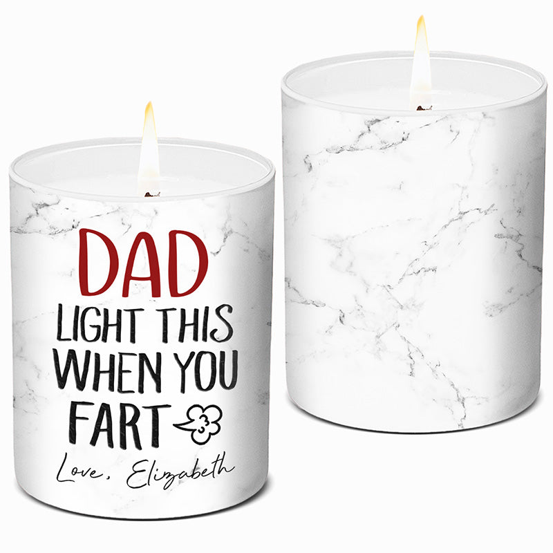  PIDELIGHT Funny Christmas Candles Included Popup Card and  Hidden Message - Dad I Will Always Be Your Financial Burden Scented Candle,  Presents Birthday for Dad, Best Dad Ever Jar Candle 