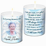 Custom Photo Always In Loving Memory With You - Memorial Personalized Custom Smokeless Scented Candle - Memorial Gift, Sympathy Gift For Family Members