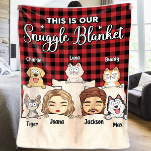 Official Nap Blanket - Dog & Cat Personalized Custom Blanket - Christmas Gift For Pet Owners, Pet Lovers