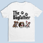 Custom Name Dogfather Gifts for Dog Lovers - Personalized Apparel