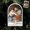 Custom Photo All Hearts Come Home For Christmas - Family Personalized Custom Ornament - Acrylic Custom Shaped - Christmas Gift For Family Members