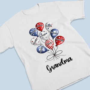 Granny Is My Bestie - Family Personalized Custom Unisex Patriotic T-shirt, Hoodie, Sweatshirt - Independence Day, 4th Of July, Birthday Gift For Grandma