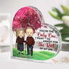 Baby, You’re The Only One I Want To Annoy For The Rest Of My Life - Couple Personalized Custom Heart Shaped Acrylic Plaque - Gift For Husband Wife, Anniversary