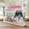Custom Photo Hold Me Close To You - Family Personalized Custom Rectangle Shaped Acrylic Plaque - Baby Shower Gift, Gift For First Mom
