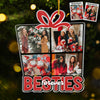 Custom Photo Besties Till The End - Bestie Personalized Custom Ornament - Acrylic Custom Shaped - Christmas Gift For Best Friends, BFF, Sisters
