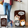 Life Is Better With Pets - Travel Personalized Custom Luggage Cover - Gift For Pet Owners, Pet Lovers