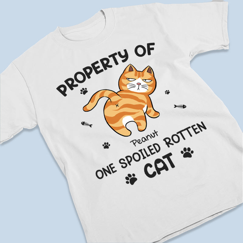 Spoiled Rotten Cats - Cat Personalized Custom Unisex T-shirt, Hoodie, Sweatshirt - Gift For Pet Owners, Pet Lovers