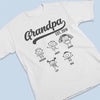 Become A Dad Since - Family Personalized Custom Unisex T-shirt, Hoodie, Sweatshirt - Father's Day, Birthday Gift For Dad, Grandpa