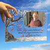 Custom Photo Our Hearts Are Together Forever - Memorial Personalized Custom Acrylic Plaque - Christmas Gift, Sympathy Gift For Family Members
