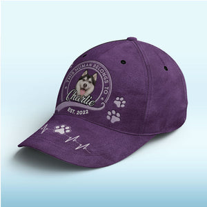 The Best Therapist Has Fur And Four Legs - Dog Personalized Custom Hat, All Over Print Classic Cap - Gift For Pet Owners, Pet Lovers