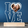 Custom Photo You're The Moon To My Dark Sky - Couple Personalized Custom Shaped 3D LED Light - Gift For Husband Wife, Anniversary