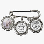 Custom Photo Memorial Keepsake Gifts - Personalized Memorial Lapel Pin