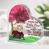 You’re The Only One I Want To Annoy For The Rest Of My Life - Couple Personalized Custom Heart Shaped Acrylic Plaque - Gift For Husband Wife, Anniversary