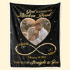 Custom Photo I Love You Forever And Always - Couple Personalized Custom Blanket - Gift For Husband Wife, Anniversary