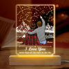 Love You More Than All The Stars In The Sky - Couple Personalized Custom Rectangle Shaped 3D LED Light - Gift For Husband Wife, Anniversary