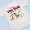 This Awesome Dog Mom Belongs To - Dog Personalized Custom Unisex T-shirt, Hoodie, Sweatshirt - Gift For Pet Owners, Pet Lovers