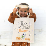 Happy Halloween - Family Personalized Custom Tote Bag - Halloween Gift For Kid