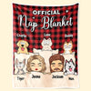 Official Nap Blanket - Dog & Cat Personalized Custom Blanket - Christmas Gift For Pet Owners, Pet Lovers