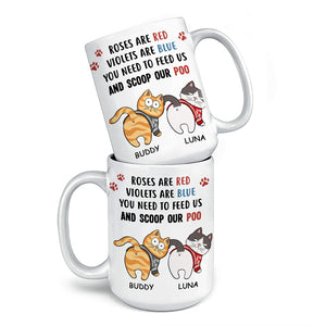 Every Treat You Fake We'll Be Watching You - Cat Personalized Custom Mug - Christmas Gift For Pet Owners, Pet Lovers