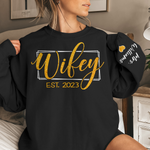 Custom Name Wifey Gifts for Wife - Personalized Sweater