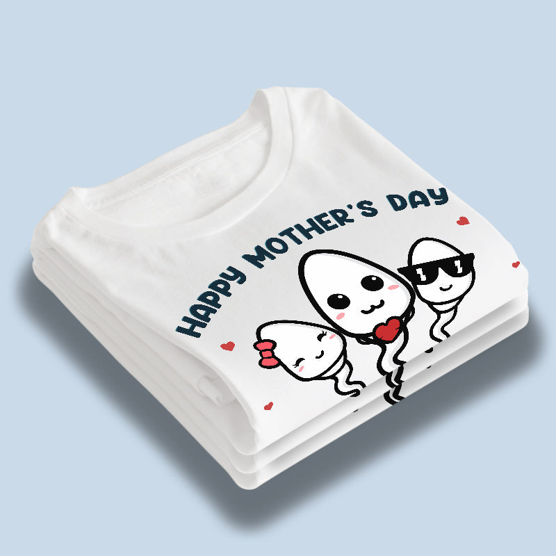 Thank You Mom For Everything - Family Personalized Custom Unisex T-shirt, Hoodie, Sweatshirt - Mother's Day, Birthday Gift For Mom