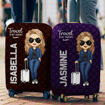Summer Is Calling & I Must Go - Travel Personalized Custom Luggage Cover - Gift For Travel Lovers