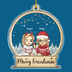 Custom Name Best Friend Christmas Gifts - Personalized Ornament
