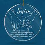 Custom Name Sister Gifts - Personalized Ornament