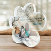You're Gone, But Your Paw Prints Are Always On My Heart - Memorial Personalized Custom Paw Shaped Acrylic Plaque - Sympathy Gift, Gift For Pet Owners, Pet Lovers