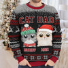Proud To Become A Cat Mom - Cat Personalized Custom Ugly Sweatshirt - Unisex Wool Jumper - Christmas Gift For Pet Owners, Pet Lovers
