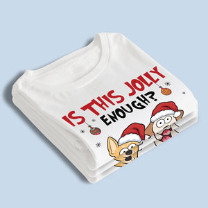 Happy Pawlidays - Dog Personalized Custom Unisex T-shirt, Hoodie, Sweatshirt - Christmas Gift For Pet Owners, Pet Lovers