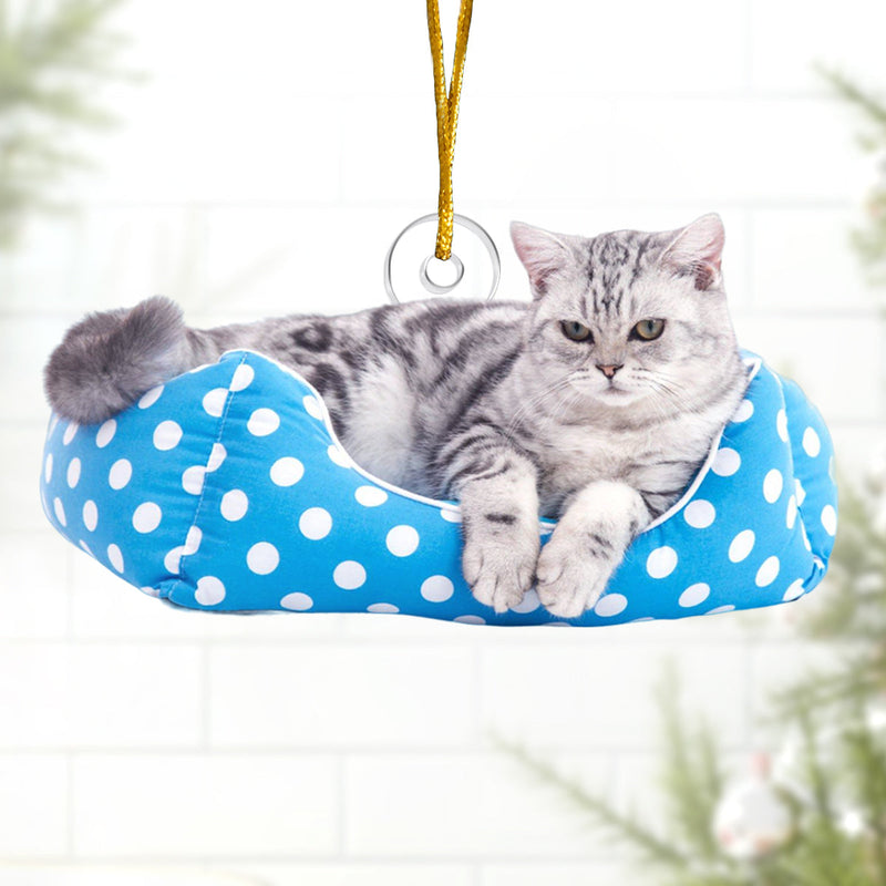 Custom Photo A House Is Not A Home Without A Pet - Dog & Cat Personalized Custom Ornament - Acrylic Custom Shaped - Christmas Gift For Pet Owners, Pet Lovers